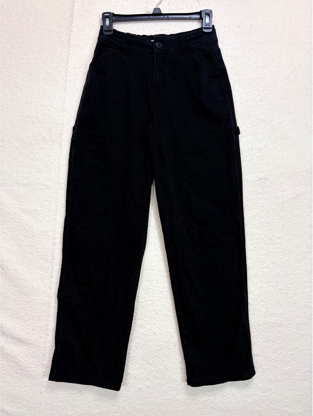 YMI High Rise Carpenter Jeans Black Size 3/26 Straight Leg Stretch